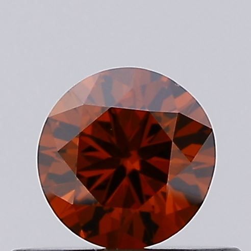 Round Fancy Deep Orange Lab-grown Diamond 0.29ct VVS2 loose diamond
