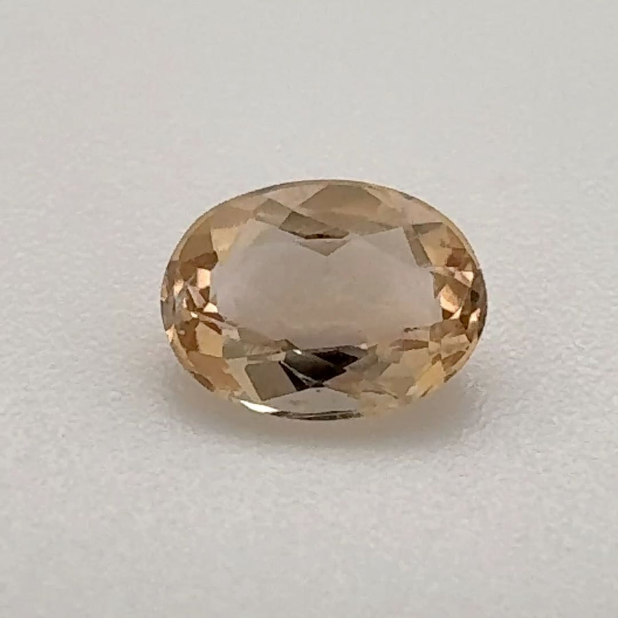 Oval Yellow Topaz 0.64ct loose gemstone