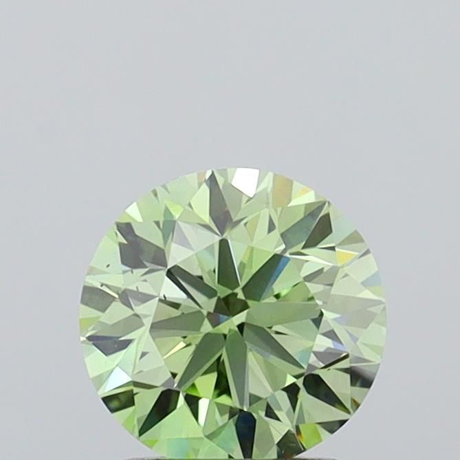 Round Fancy Vivid Green Lab-grown Diamond 1.48ct VS2 loose diamond
