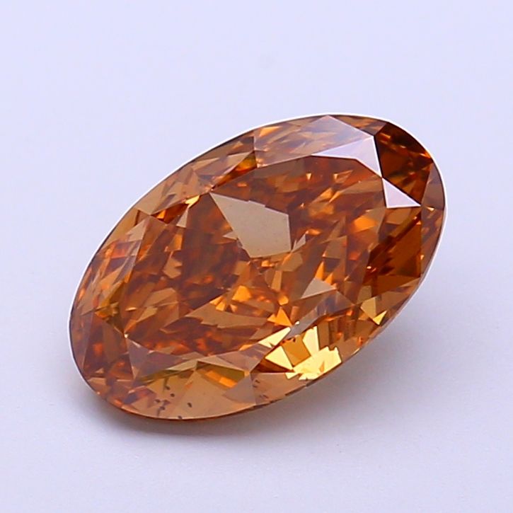 Oval Fancy Brown Lab-grown Diamond 2.18ct VS2 loose diamond