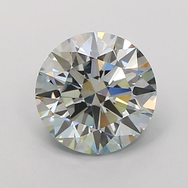 Round Fancy Light Blueish Green Lab-grown Diamond 2.05ct VS1 loose diamond