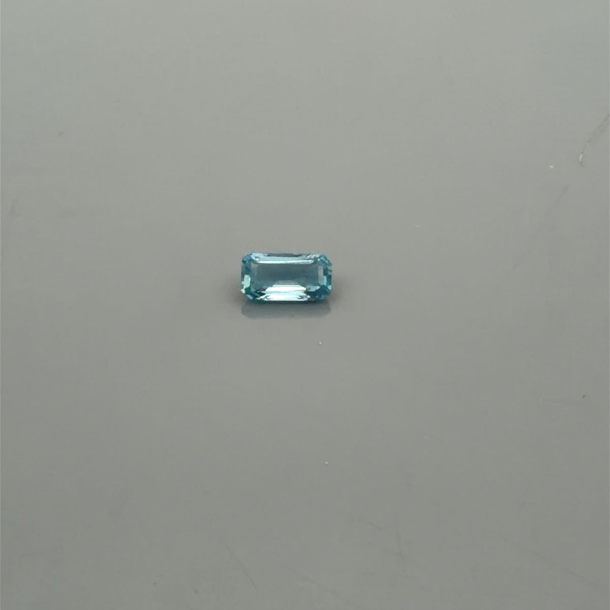 Octagonal Blue Aquamarine 0.55ct loose gemstone