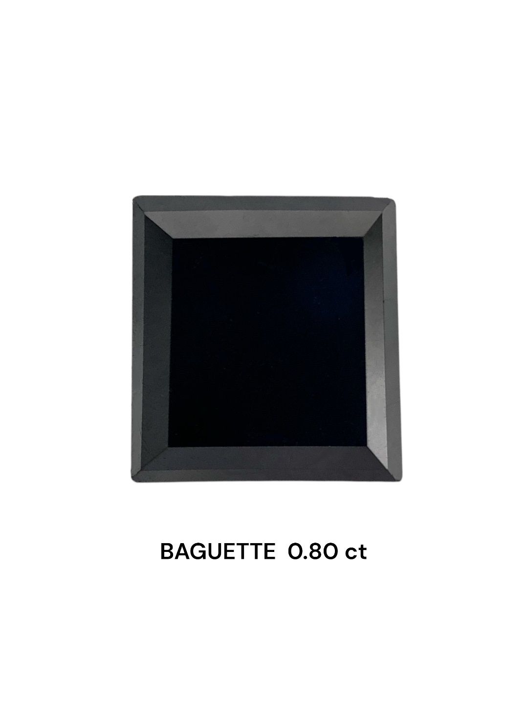 Baguette Fancy Black Natural Diamond 0.8ct VVS2 loose diamond