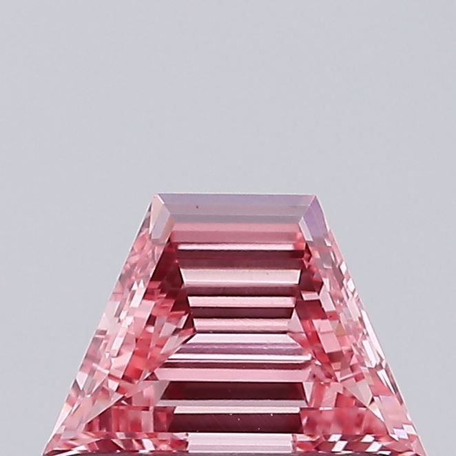 Trapezoid Fancy Intense Pink Lab-grown Diamond 0.34ct VVS2 loose diamond