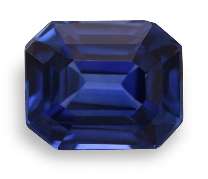 Emerald Blue Sapphire 1.65ct loose gemstone