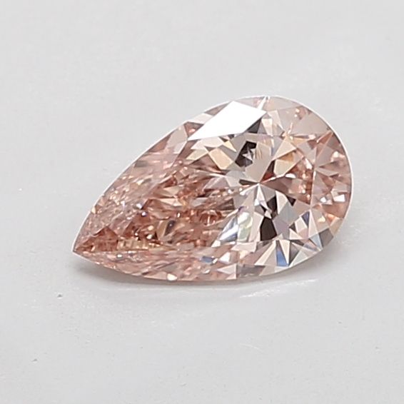 Pear Fancy Light Brown Lab-grown Diamond 1.02ct VVS2 loose diamond