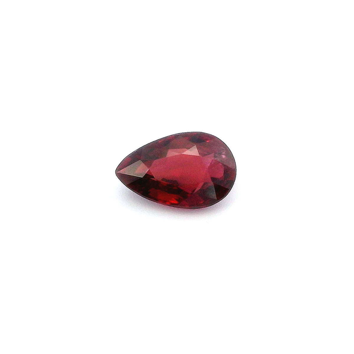Pear Red Ruby 1.25ct loose gemstone
