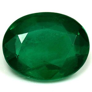 Oval Green Emerald 3.83ct loose gemstone