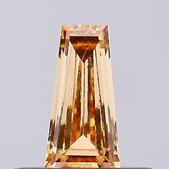 Tapered Baguette Fancy Vivid Brown Lab-grown Diamond 0.23ct VS1 loose diamond