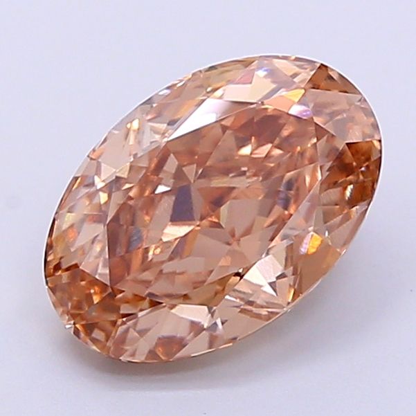 Oval Fancy Brown Lab-grown Diamond 2.04ct VVS2 loose diamond