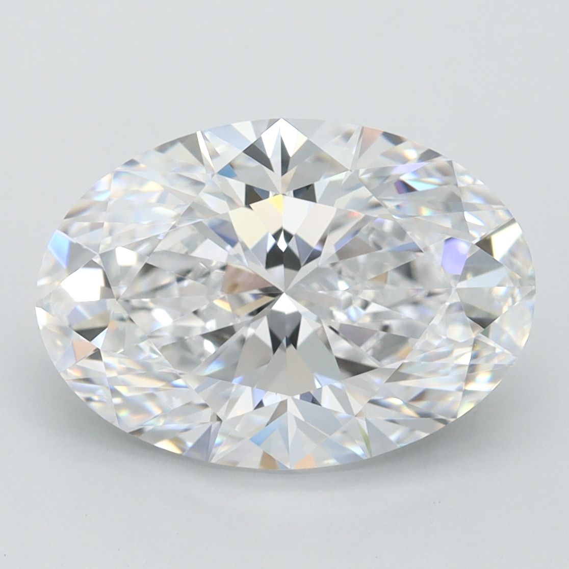 Oval Lab-Grown Diamond 3.17ct D IF