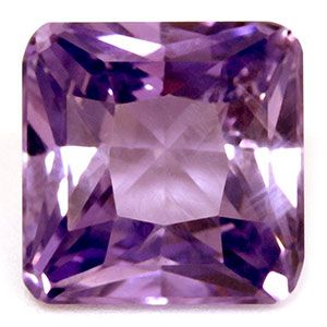 Square Purple Sapphire 3.15ct loose gemstone