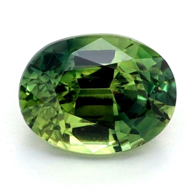 Oval Multi_color Sapphire 0.63ct loose gemstone