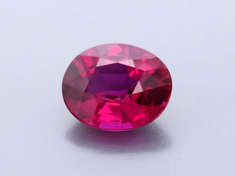 Oval Red Ruby 1.05ct loose gemstone