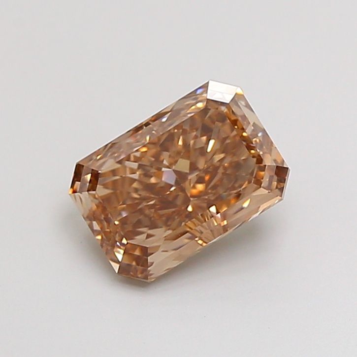 Radiant Fancy Light Brown Lab-grown Diamond 2.37ct VVS2 loose diamond