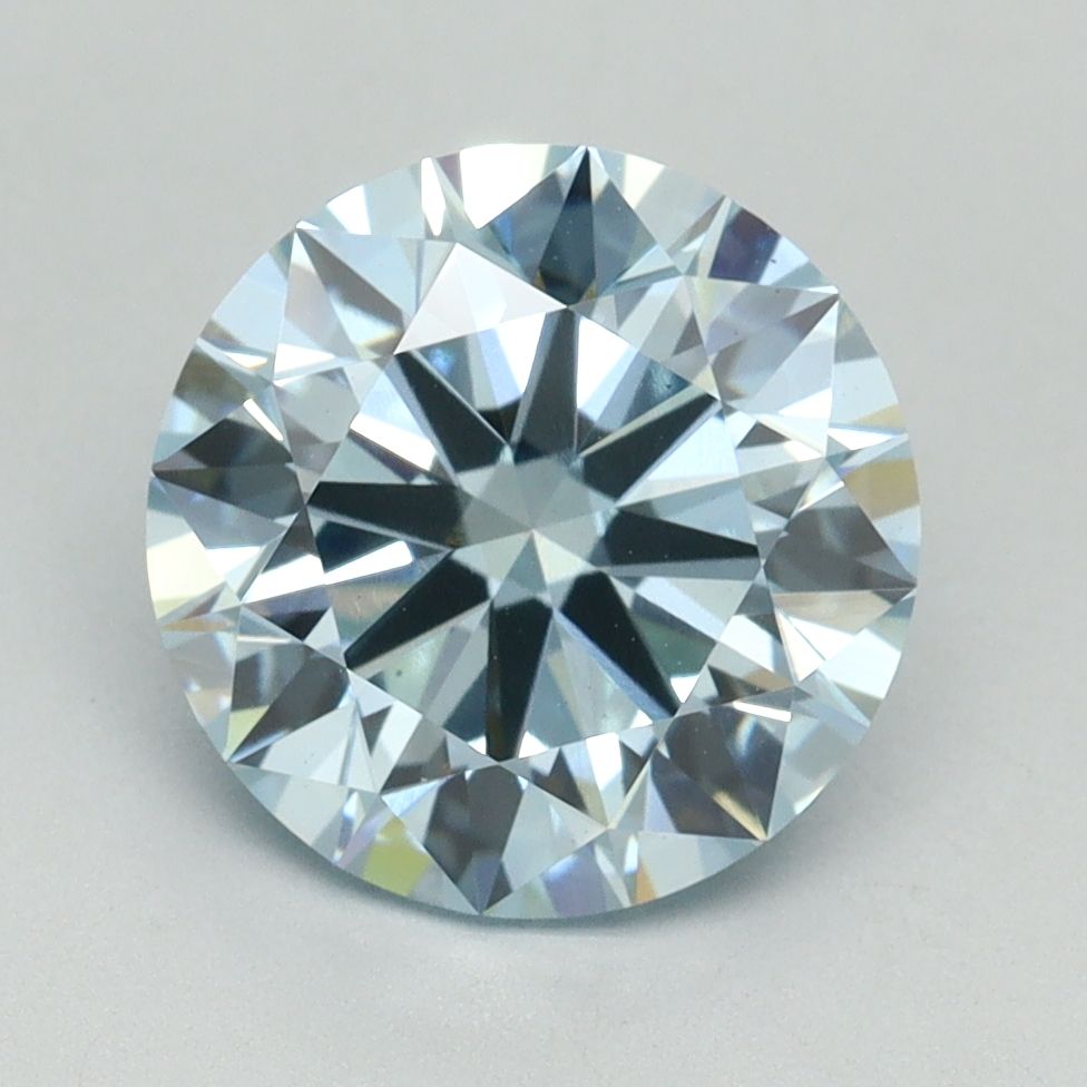 Round Fancy Intense Blue Lab-grown Diamond 3.03ct VS1 loose diamond