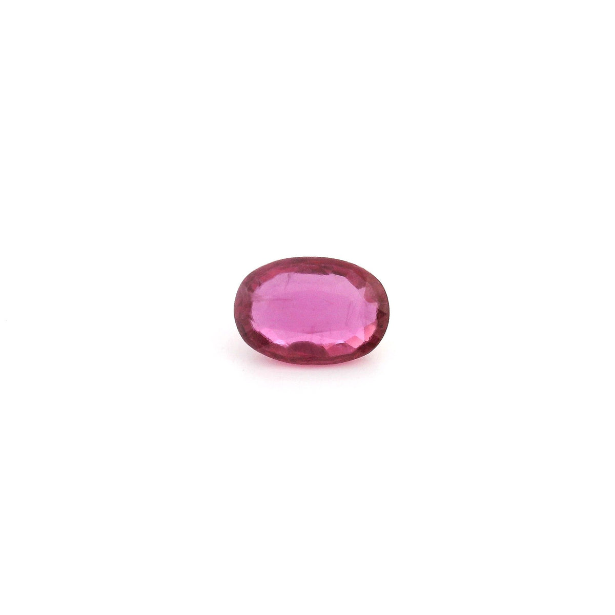 Oval Red Ruby 0.58ct loose gemstone