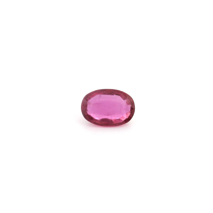 Oval Red Ruby 0.58ct loose gemstone