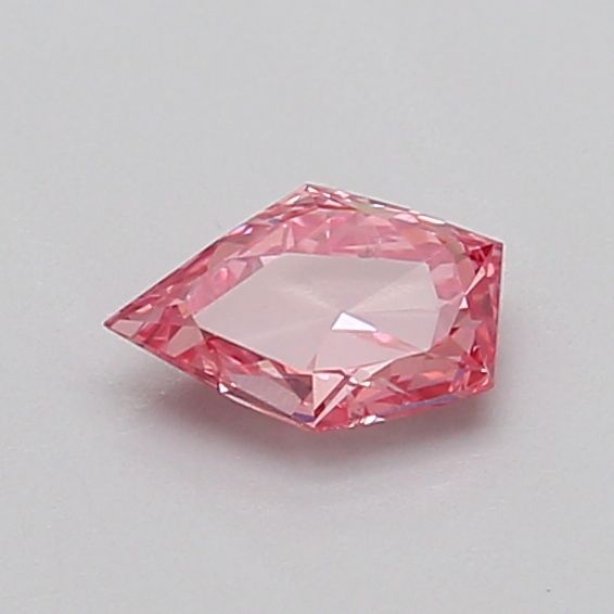 Pentagonal Fancy Intense Pink Lab-grown Diamond 0.37ct SI1 loose diamond