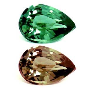 Pear Green Alexandrite 0.28ct loose gemstone
