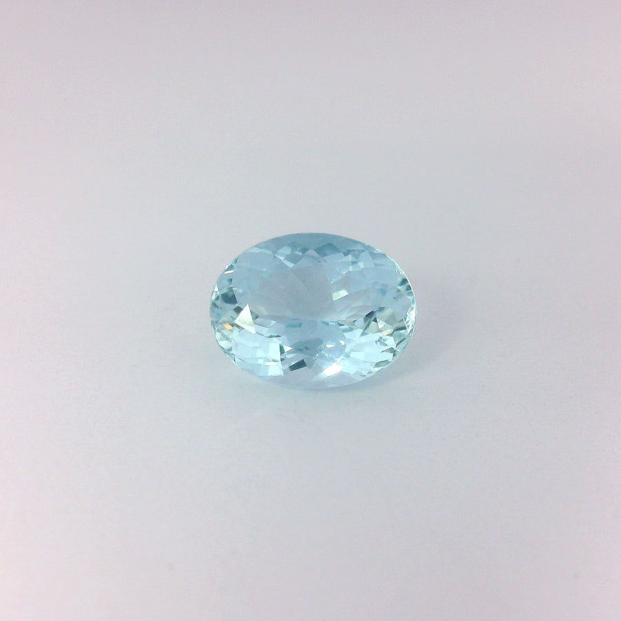 Oval Blue Aquamarine 1.38ct loose gemstone