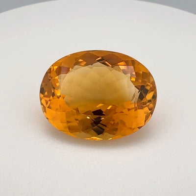 Oval Orange Citrine 8.665ct loose gemstone