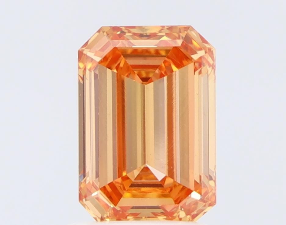 Emerald Fancy Orange Lab-grown Diamond 1.71ct VVS2 loose diamond