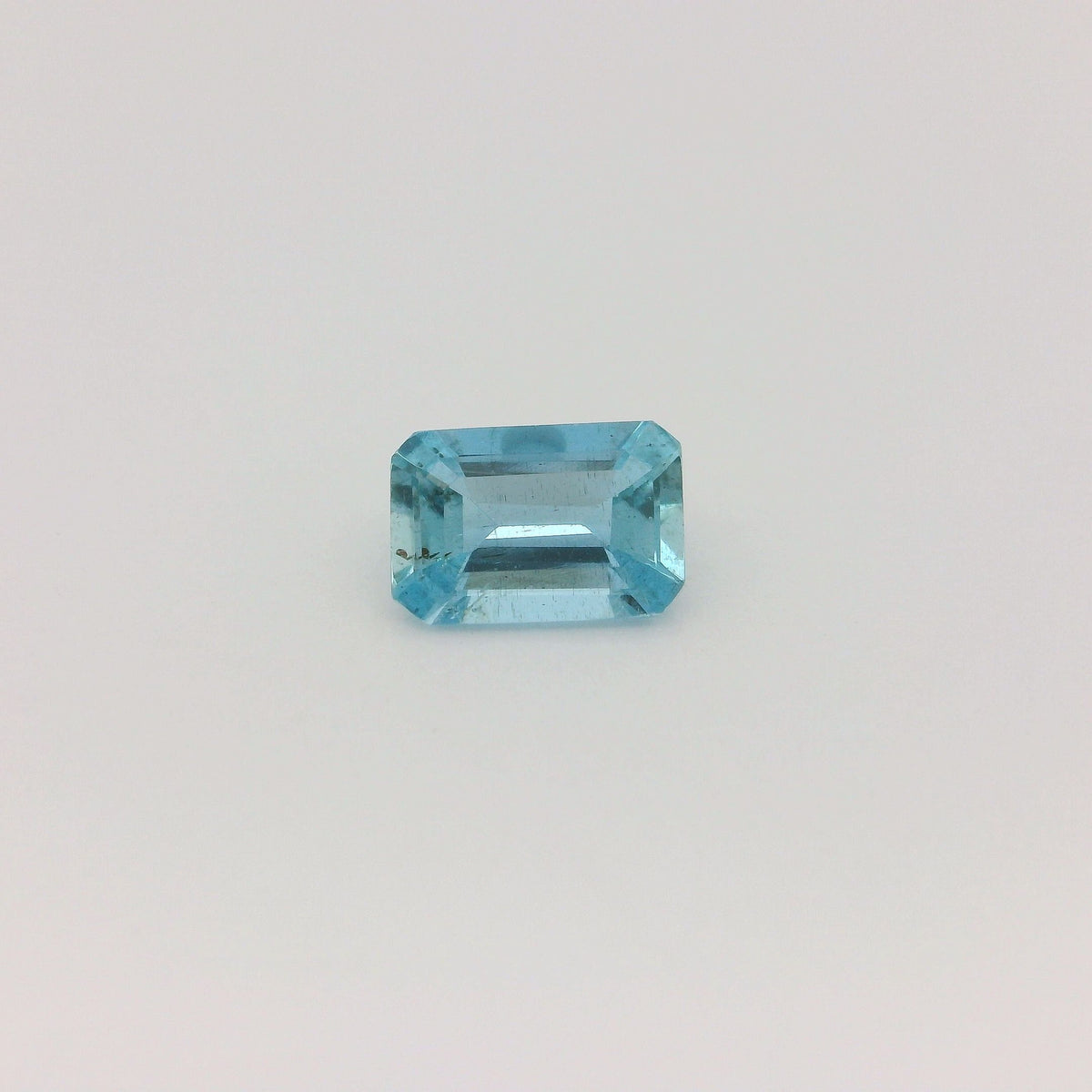 Octagonal Blue Aquamarine 0.71ct loose gemstone