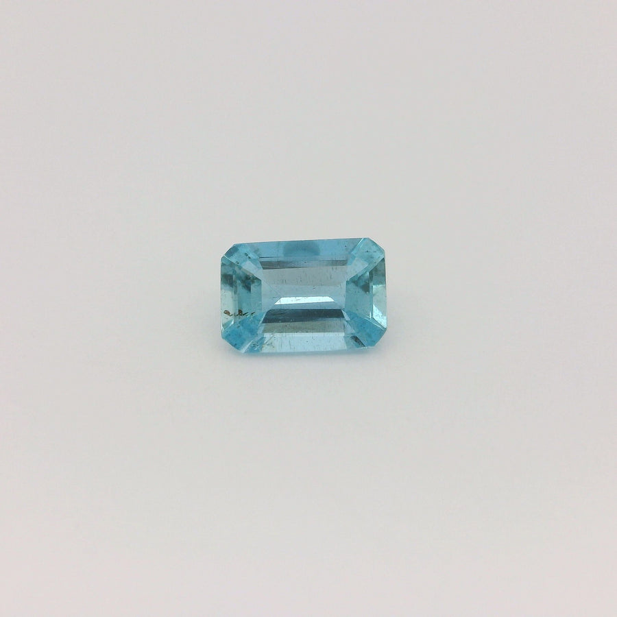 Octagonal Blue Aquamarine 0.71ct loose gemstone
