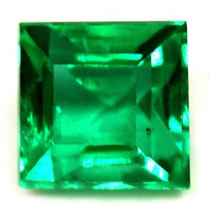 Square Green Emerald 1.03ct loose gemstone