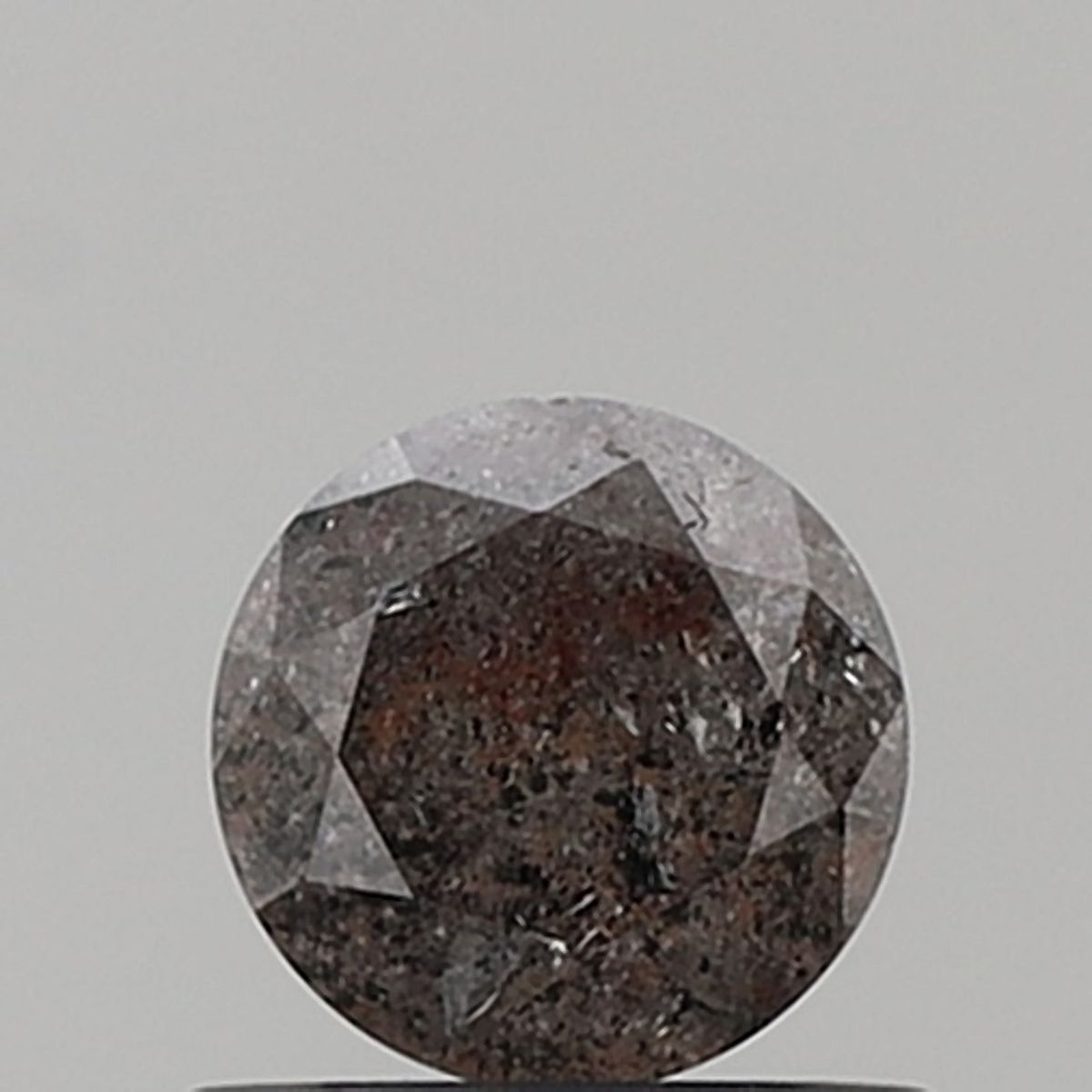 Round Salt And Pepper Natural Diamond 0.58ct VS2 loose diamond