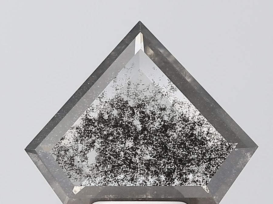 Shield Salt And Pepper Lab-grown Diamond 2.52ct I2 loose diamond