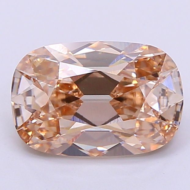 Cushion Fancy Light Brown Lab-grown Diamond 2.77ct VS1 loose diamond