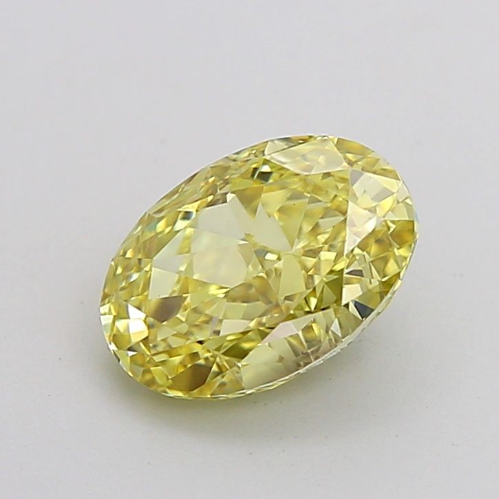 Oval Fancy Intense Yellow Lab-grown Diamond 2.08ct VS1 loose diamond