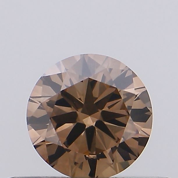Round Fancy Brown Natural Diamond 0.26ct VS2 loose diamond