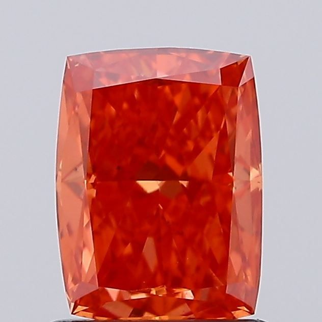 Cushion Fancy Vivid Red Lab-grown Diamond 1.17ct VS1 loose diamond