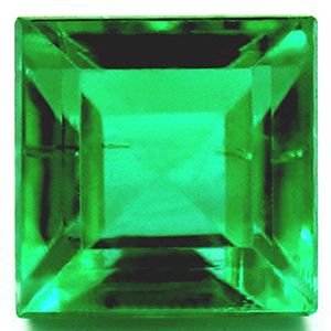 Square Green Emerald 1.35ct loose gemstone