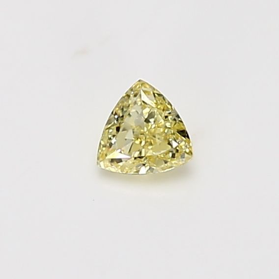Triangular Fancy Yellow Natural Diamond 0.21ct VS1 loose diamond