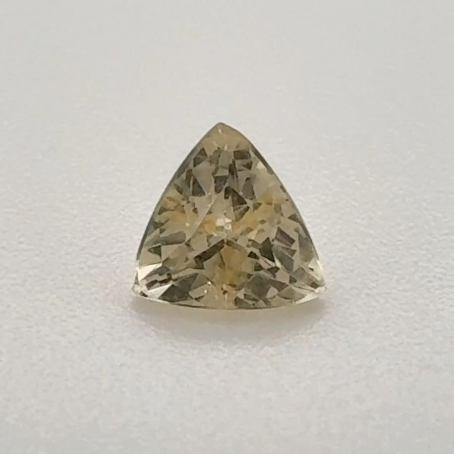 Trilliant Yellow Topaz 0.54ct loose gemstone