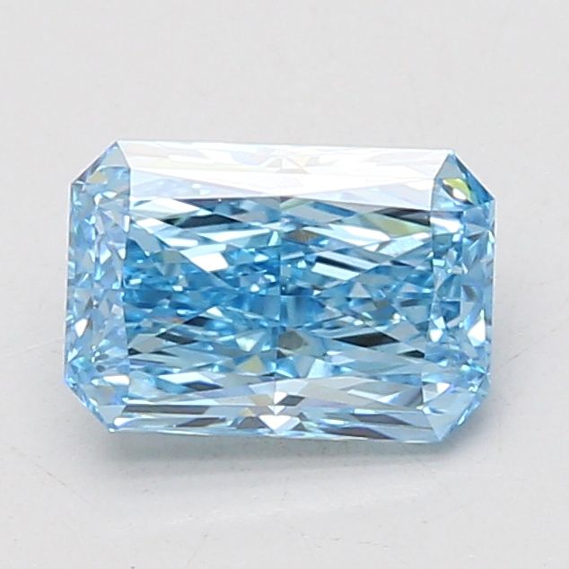 Radiant Fancy Vivid Blue Lab-grown Diamond 1.59ct VS1 loose diamond