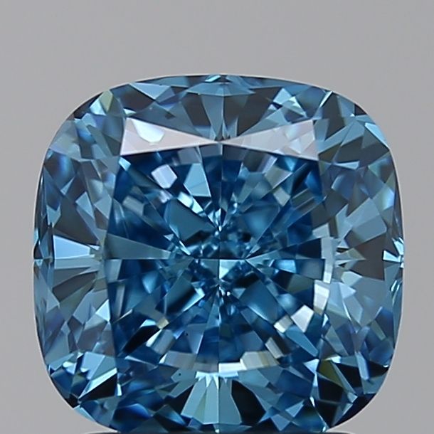 Cushion Blue Lab-grown Diamond 2ct VVS2 loose diamond