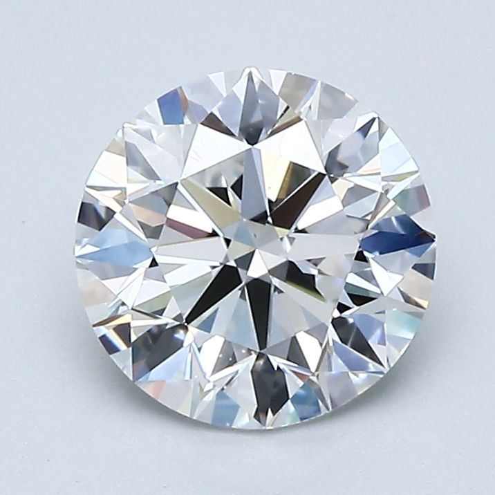 Round Natural Diamond 1.80ct D VS2