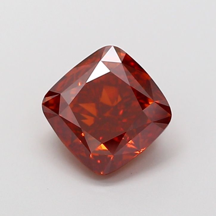 Cushion Fancy Vivid Red Lab-grown Diamond 2.05ct VS1 loose diamond