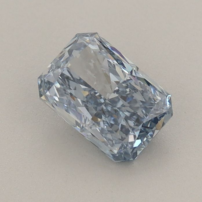 Radiant Fancy Vivid Blue Lab-grown Diamond 0.77ct VS1 loose diamond