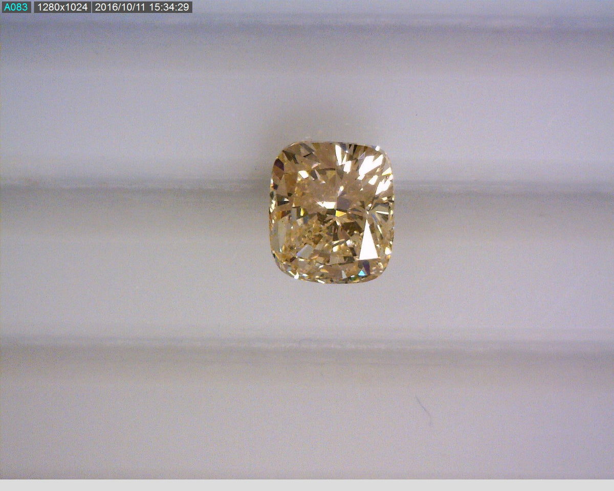 Cushion Champagne Natural Diamond 1.23ct SI1 loose diamond