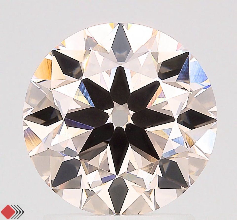 Round Light Brown Lab-grown Diamond 2.01ct VS1 loose diamond