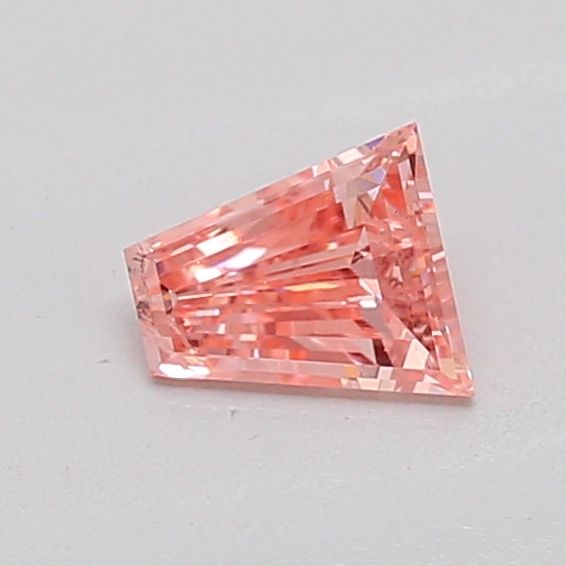 Tapered Baguette Fancy Vivid Pink Lab-grown Diamond 0.23ct SI2 loose diamond