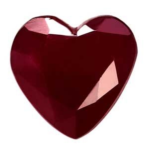 Heart Red Ruby 1.57ct loose gemstone