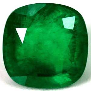 Cushion Green Emerald 1.87ct loose gemstone