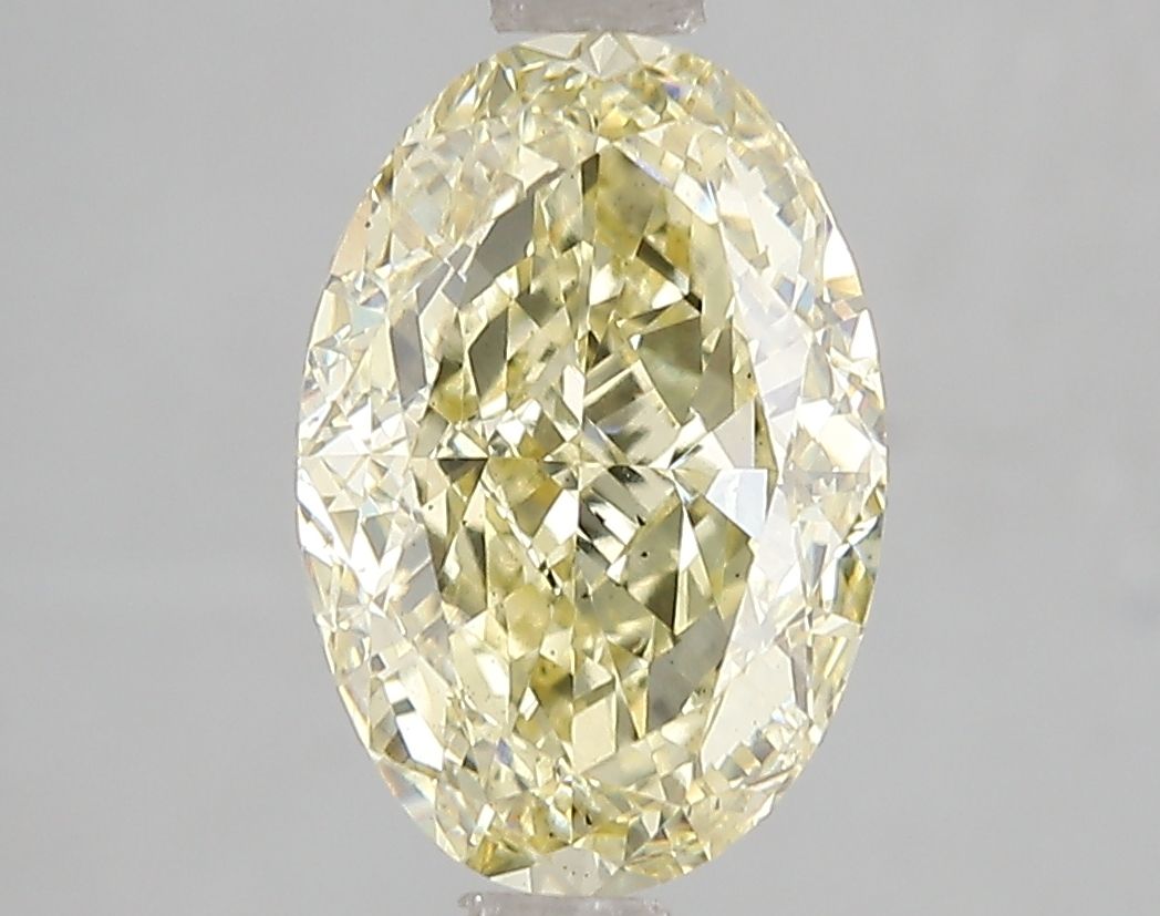 Oval Fancy Yellow Lab-grown Diamond 3ct VS2 loose diamond